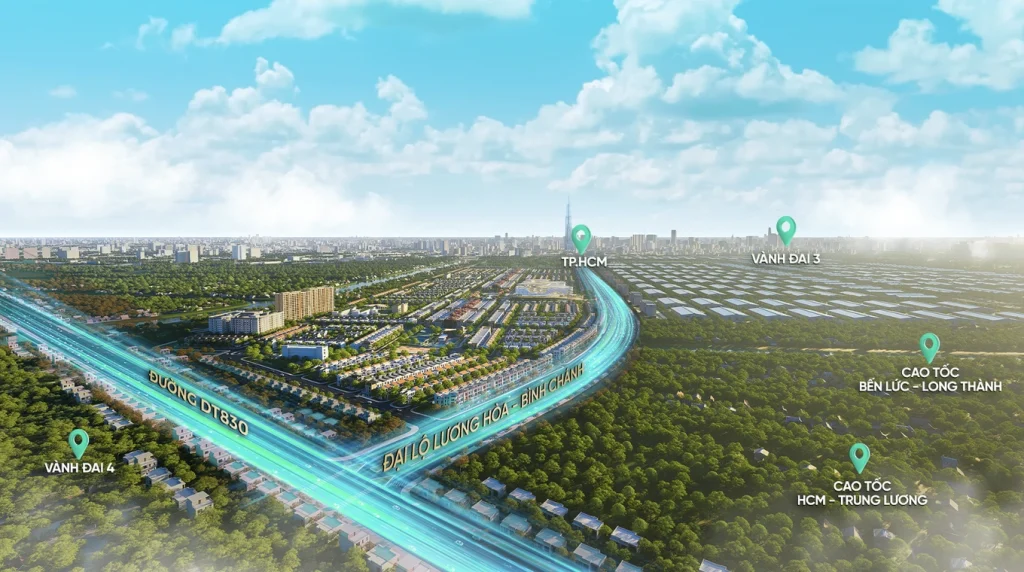 Nhà phố thương mại công năng kép giá từ 4,99 tỷ đồng tại phía Tây TPHCM Nhà Phố Thương Mại