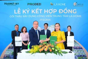 LA Home Long An - Lễ Kí Kết Hợp Đồng Công Viên Trung Tâm LA Home